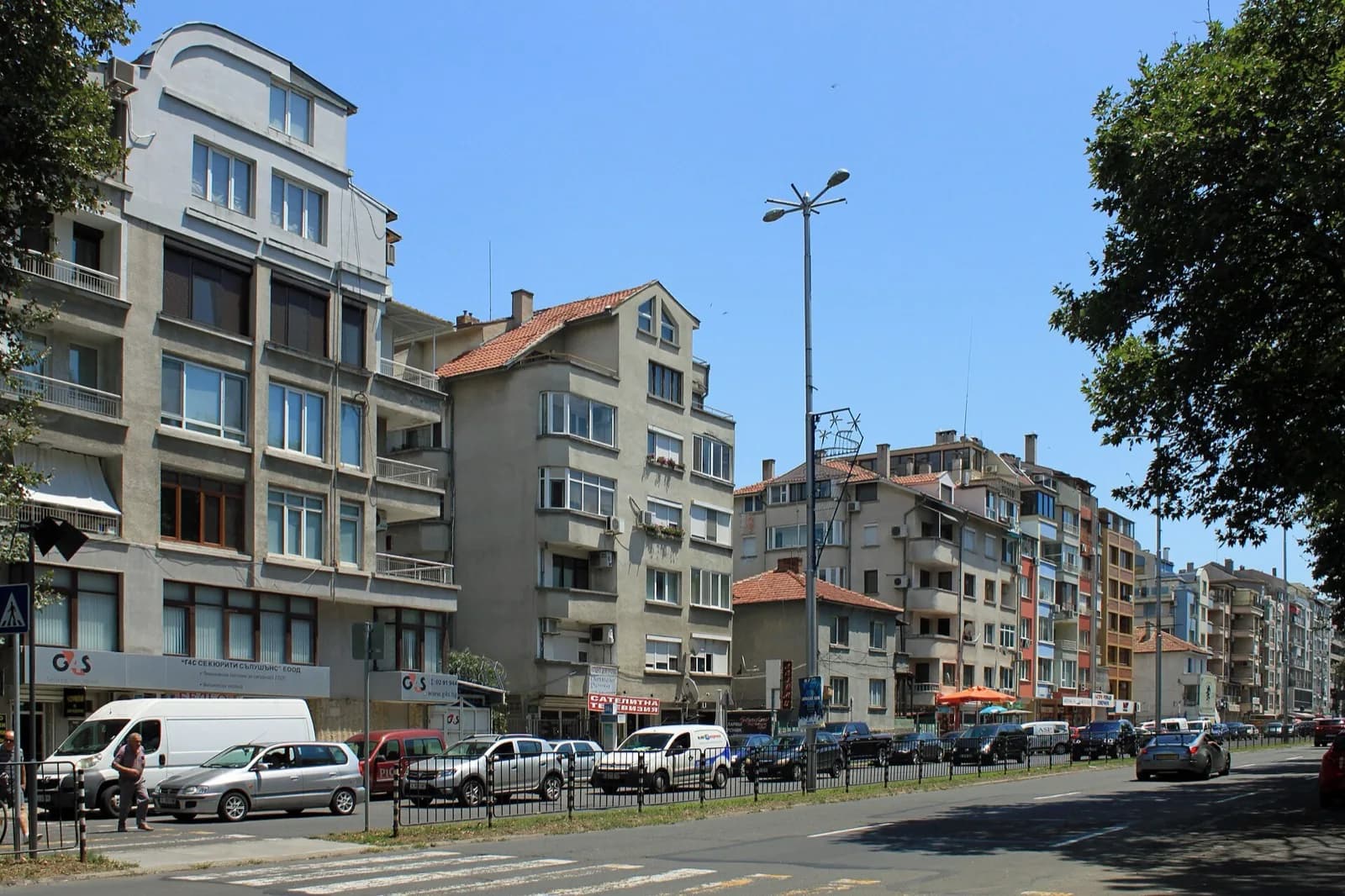 Burgas'ın çağdaş kent dokusundan bir görünüm