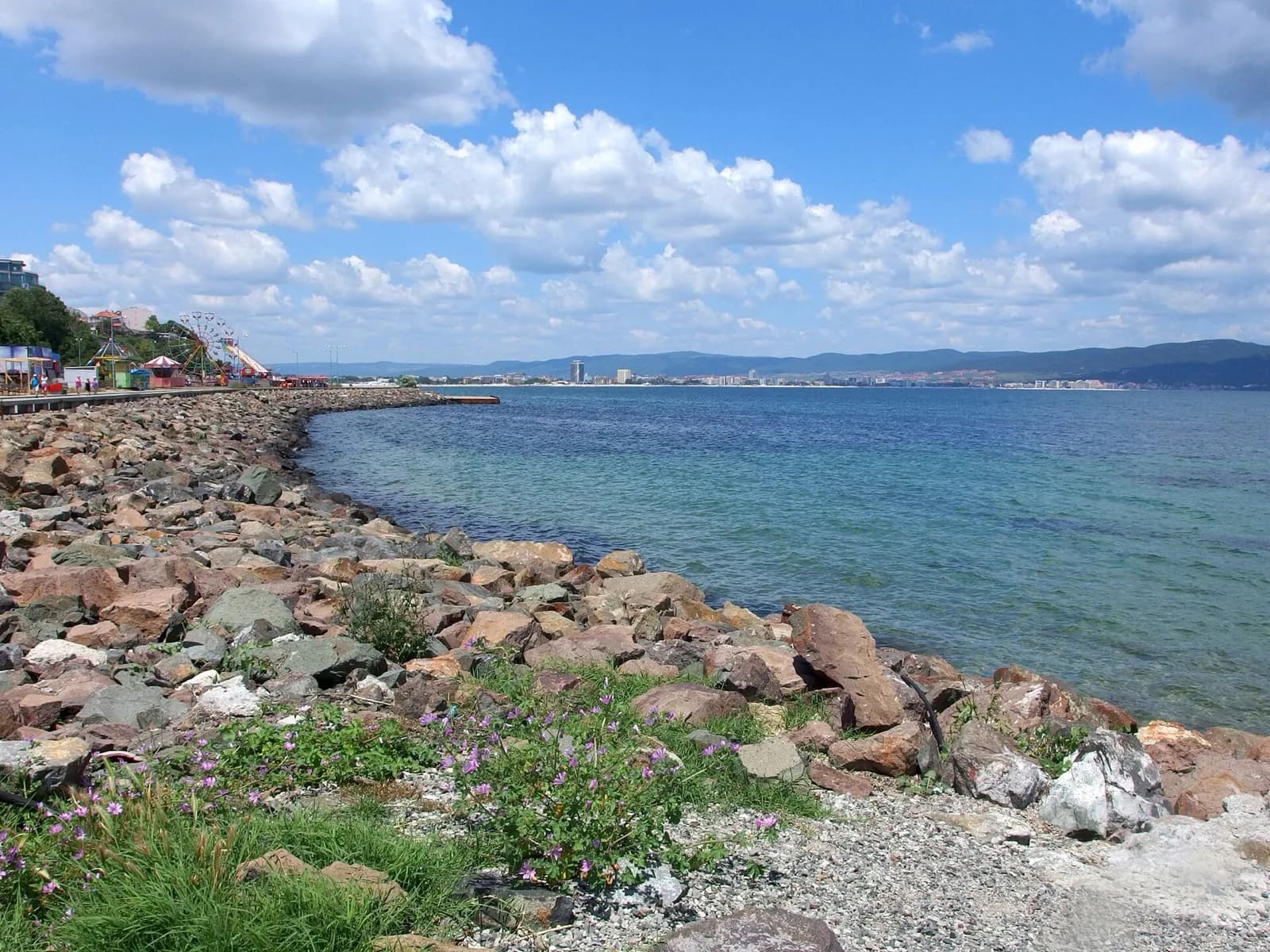 Nesebar antik kentinin taş sokakları
